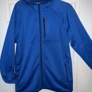 Vineyard Vines Full Zip Jacket Mens Medium Blue Red Accents Sharp EUC Fast Ship